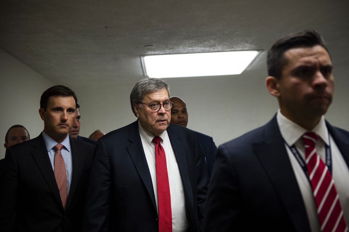 Attorney General William Barr on Capitol Hill.