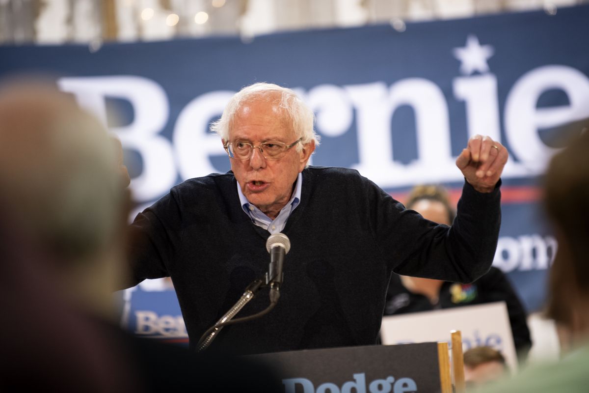 Bernie Sanders Holds Campaign Town Hall In Fort Dodge, Iowa