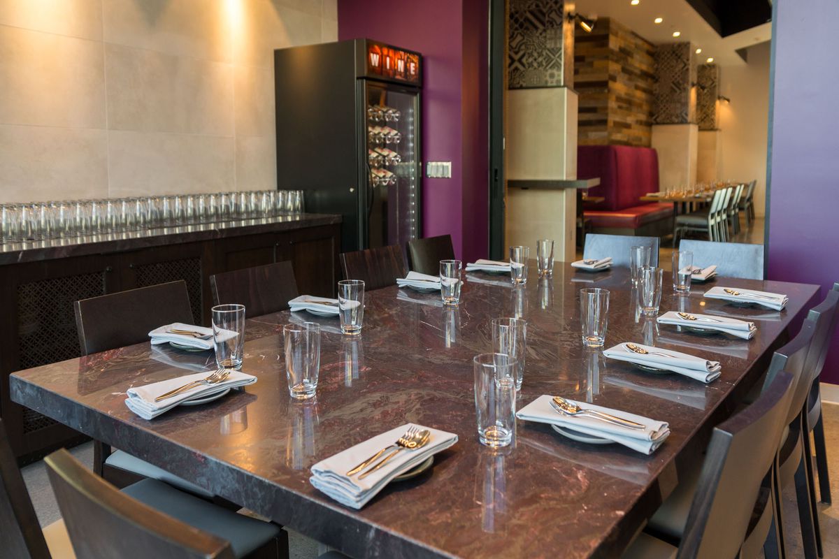 The private dining room at Kitchen Table Squared