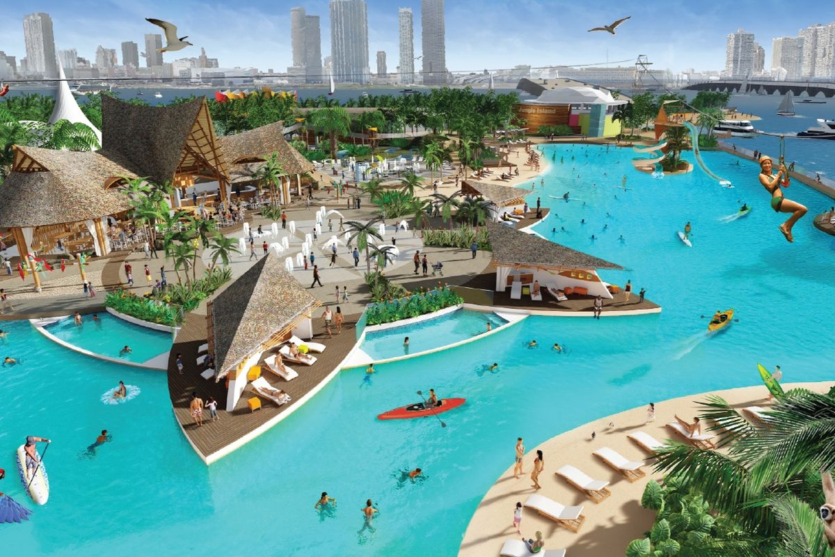 A rendering of Miami’s updated Jungle Island