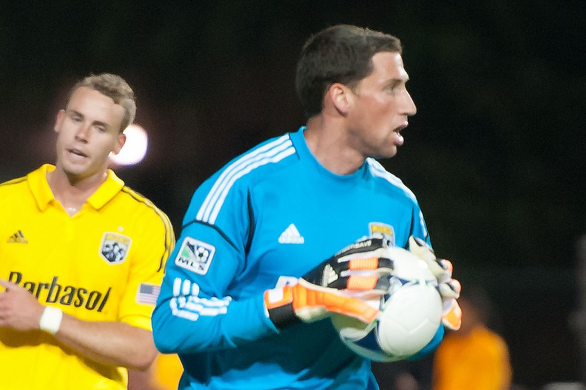 Andy Gruenebaum faced the Quakes back in 2012 while with the Crew