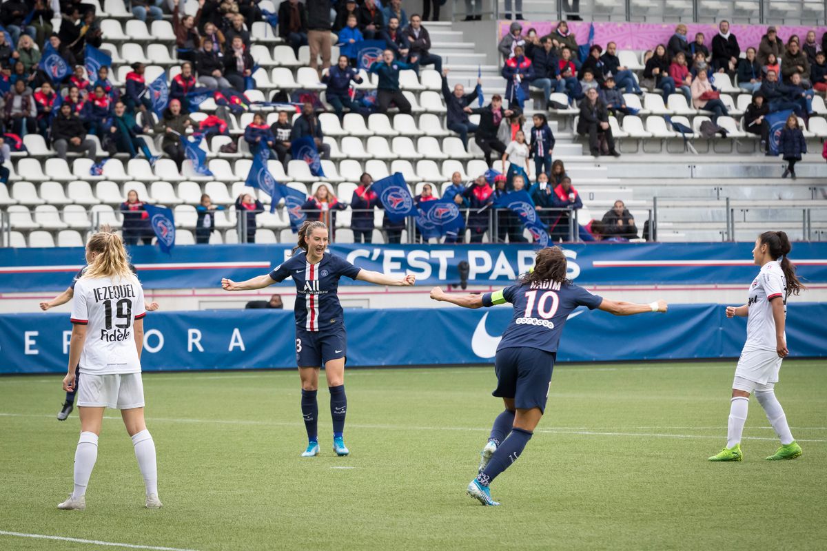 D1F Arkema match between PSG and Guingamp on November 03, 2019 in Paris, France