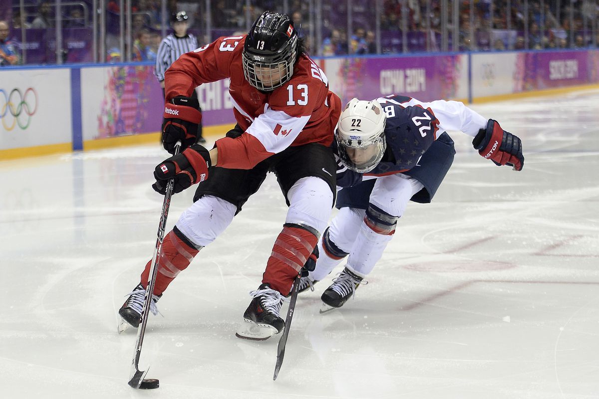 Sochi 2014 Winter Olympics Women’s Ice Hockey Canada vs USA gold medal game