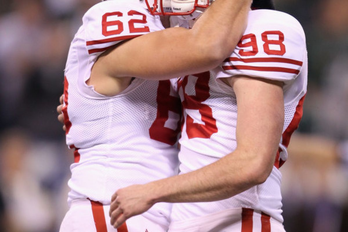 Kyle Wojta (#62) and Brad Nortman were staples of the Wisconsin punting game. Now the Badgers look to new faces to continue the tradition.