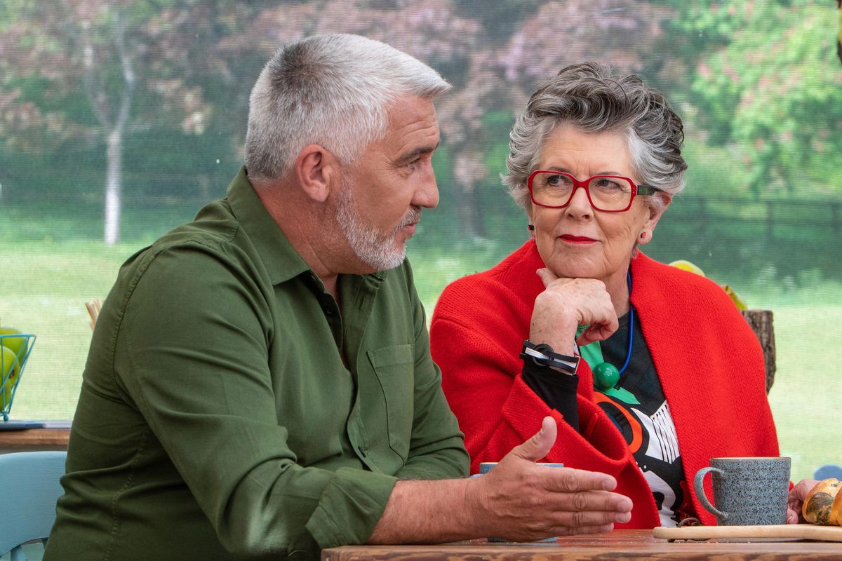 GBBO judges Paul Hollywood and Prue Leith