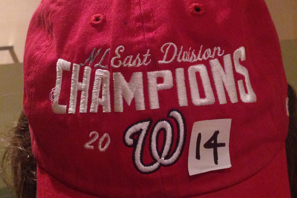 2014 NL East Champs hat courtesy Leah the Superfan