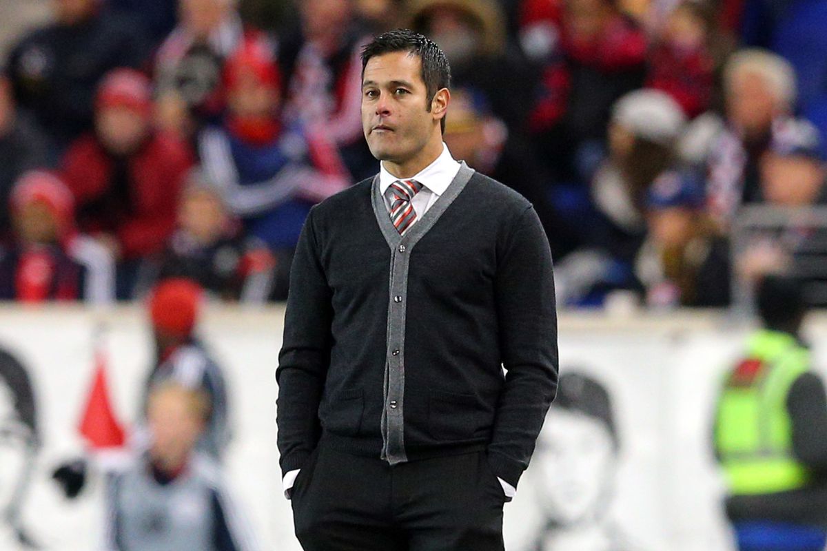 Seen here during his DC United days, Petke dressed up as his manager for Halloween.