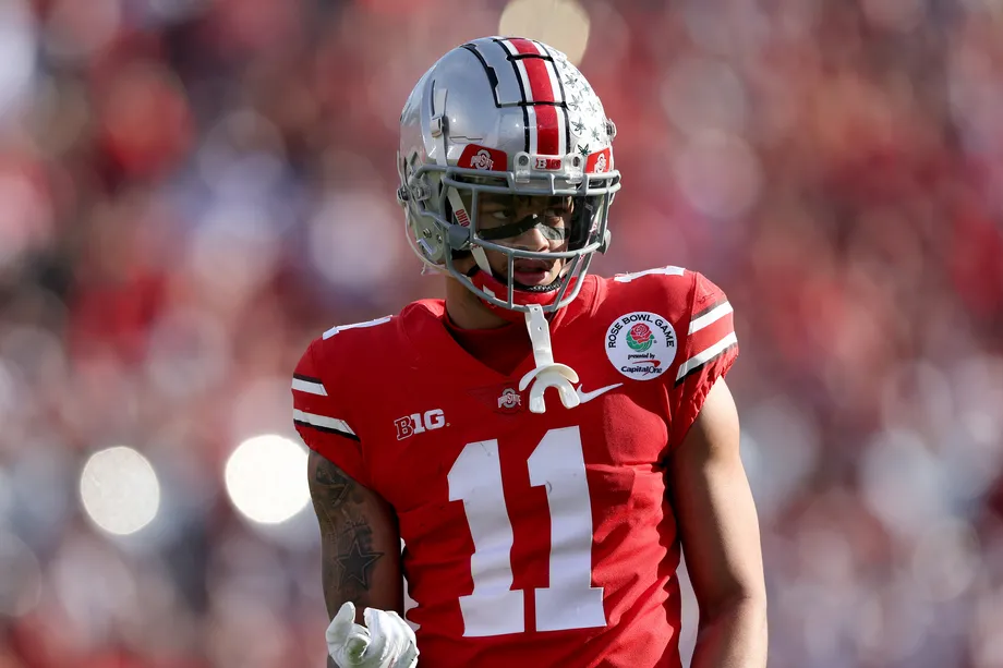 Jaxon Smith-Njigba injury status: Ohio State wide receiver leaves game vs. Notre Dame after tough tackle