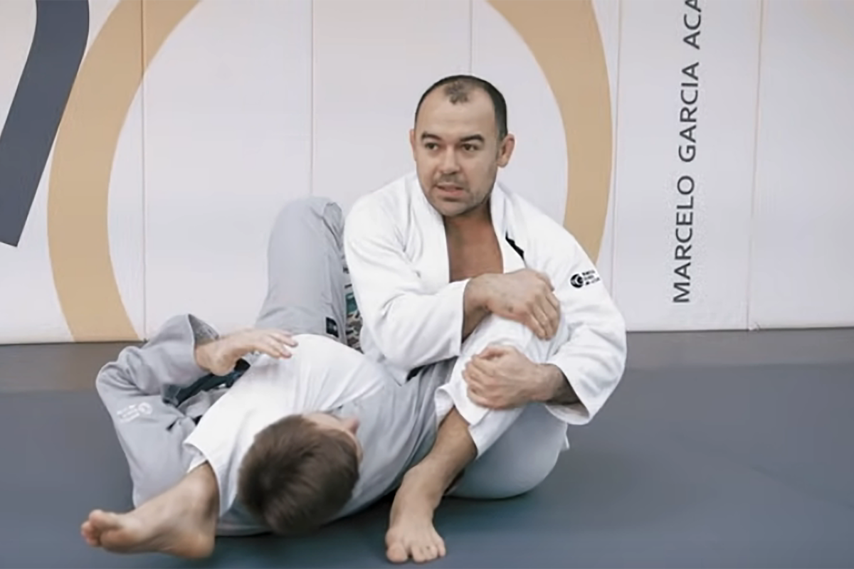 Marcelo Garcia instructing at the Marcelo Garcia Academy in New York.