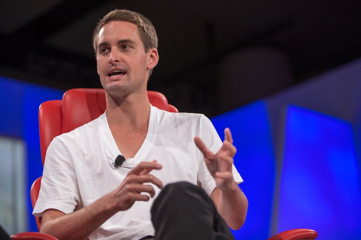 Snapchat CEO Evan Spiegel at the 2015 Code Conference