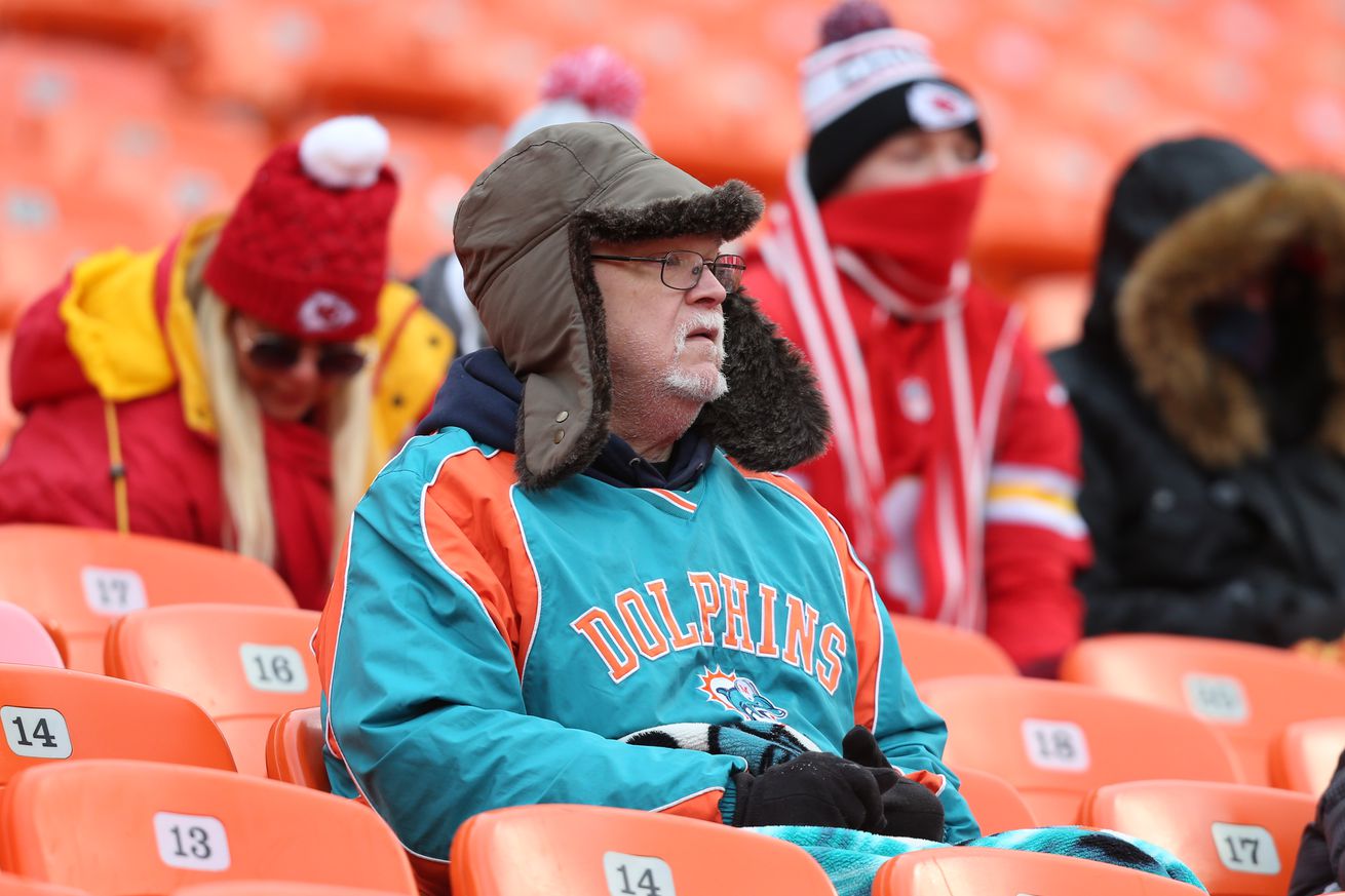 Dress warm for the Dolphins/Chiefs game - The Splash Zone 1/10/24