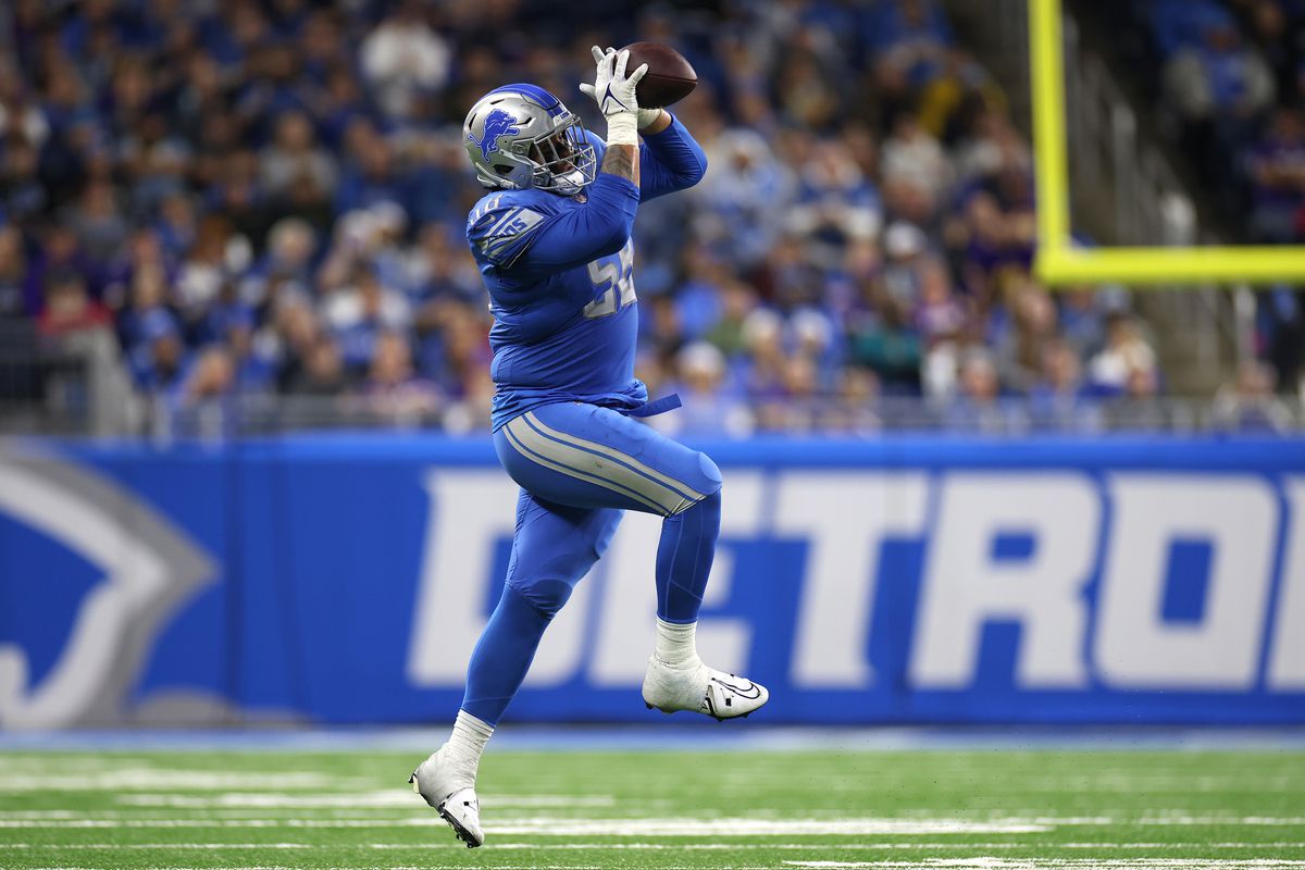 How Detroit Lions players reacted to Penei Sewell's game-clinching catch -  Pride Of Detroit