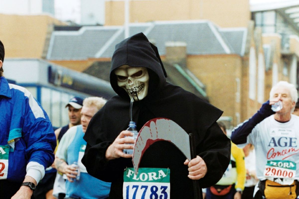 London Marathon Grim Reaper