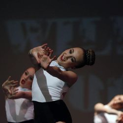 Dancers with Studio E participate in the Will Dance For Kids Project dance competition to raise money for the Utah Food Bank in Taylorsville on Saturday, March 7, 2015.