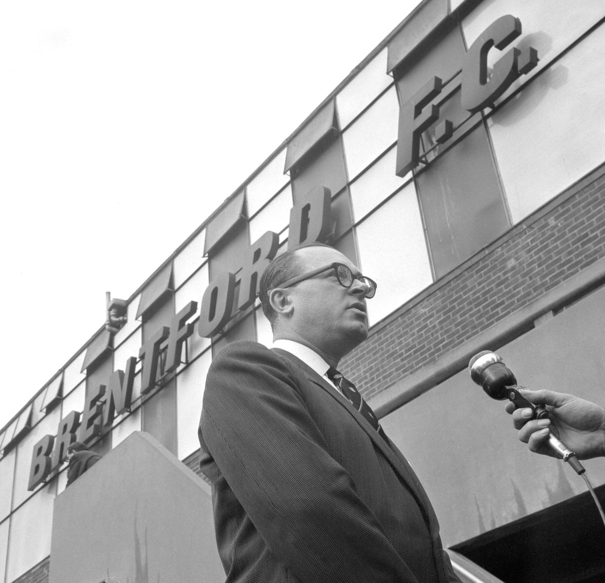 Brentford FC Chairman Jack Dunnett - Griffin Park