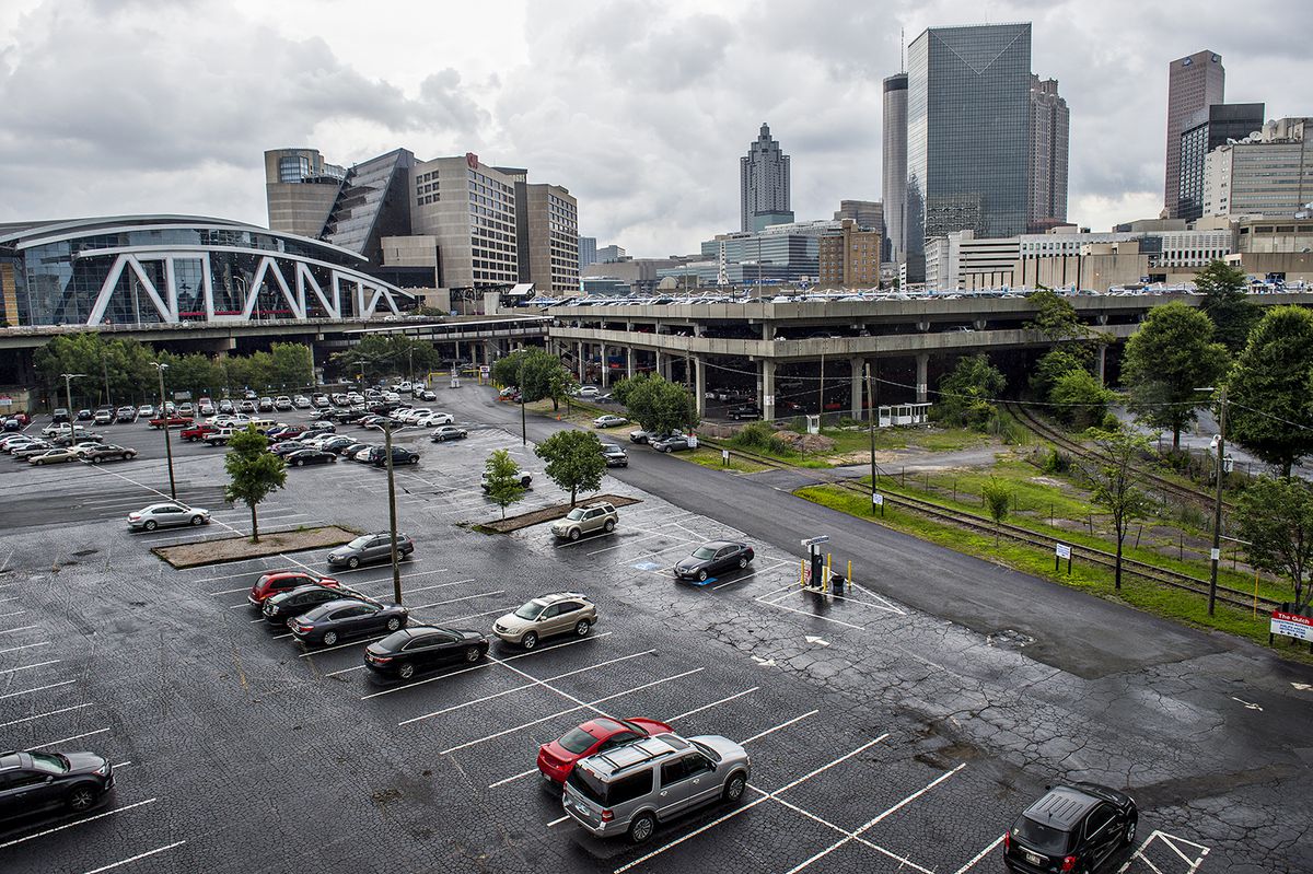 Downtown Atlanta’s horrible Gulch, in photos.