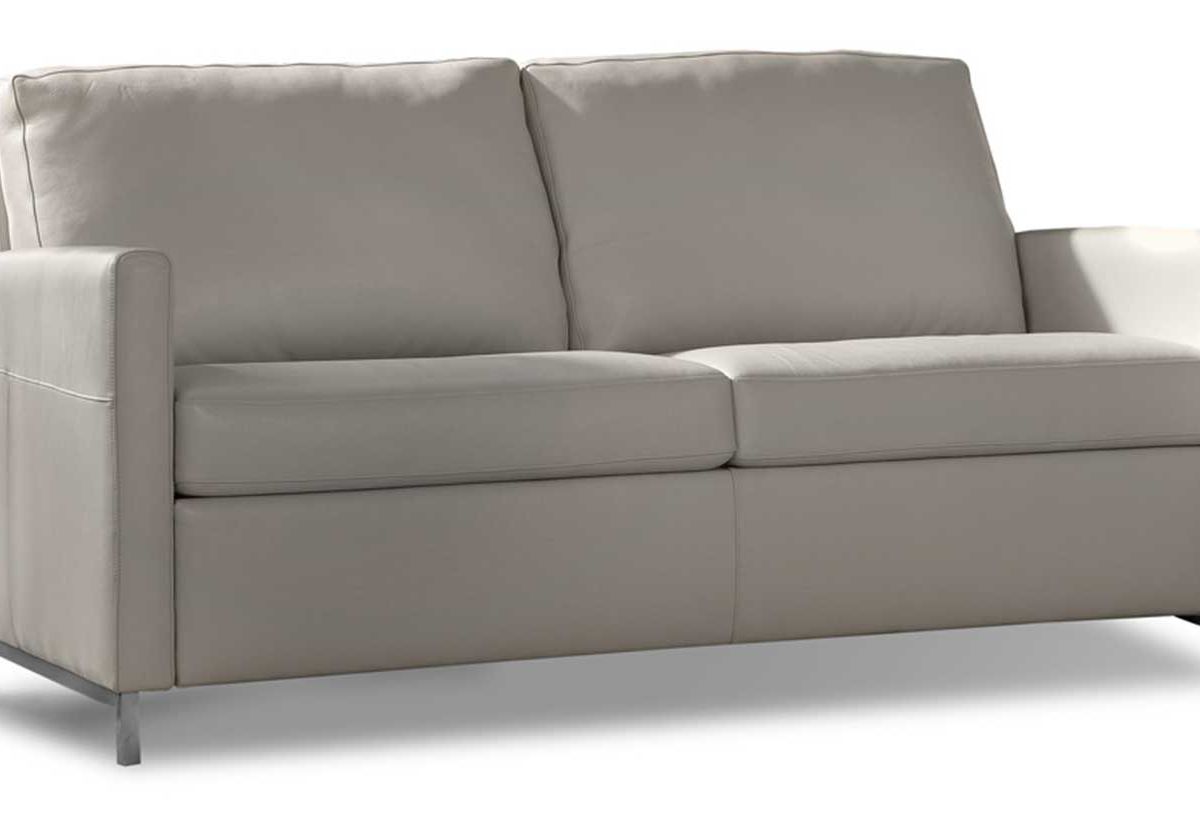 A grey couch.