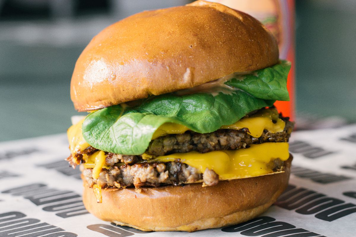 Vegan burger joint Nomoo takes over the first-ever Johnny Rockets space on Melrose at Gardner this Friday.
