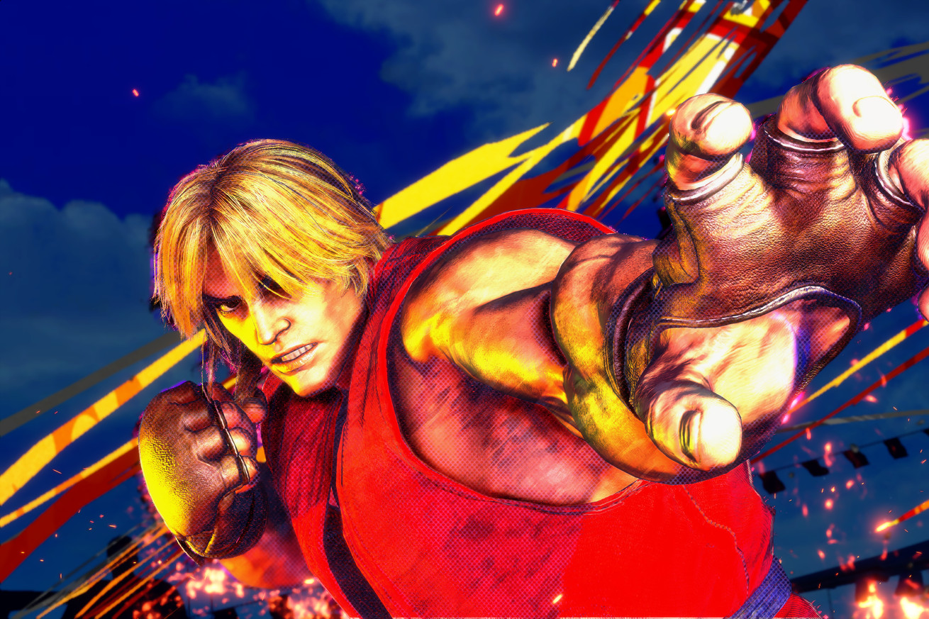 A screenshot of Ken in Street Fighter 6.