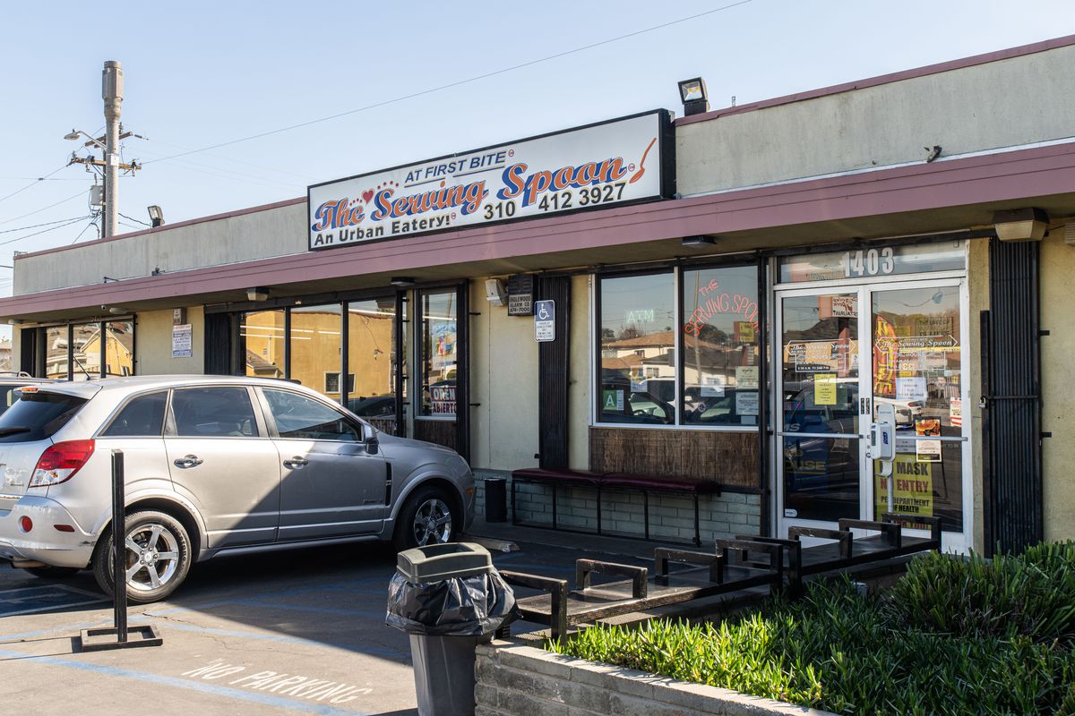 The Serving Spoon restaurant in Inglewood, California