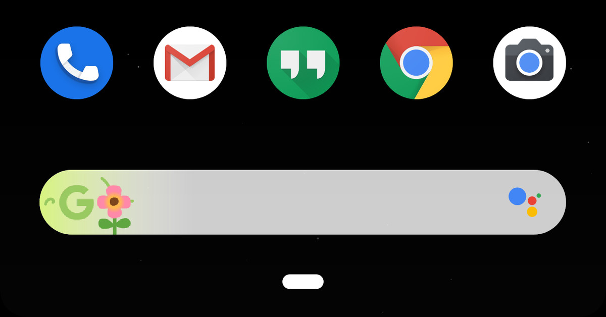 Google Doodles are showing up on the Pixel home screen search bar - The  Verge