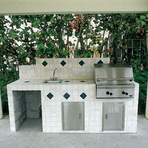 <p>Beneath a riverside gazebo in Florida, a no-rot, no-rust barbecue awaits its first cookout.</p>