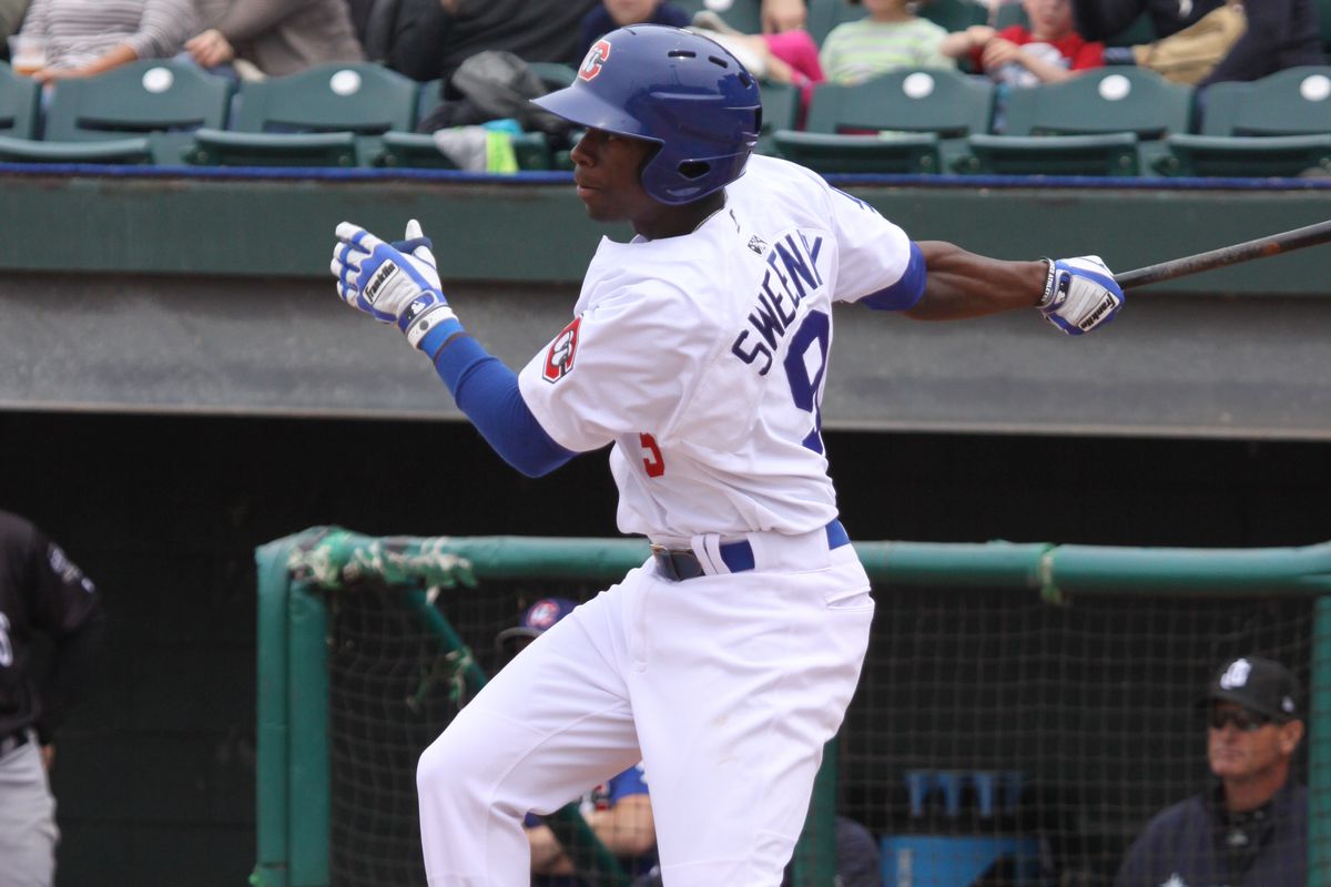Darnell Sweeney played shortstop and center field in addition to second base for Double-A Chattanooga in 2014.