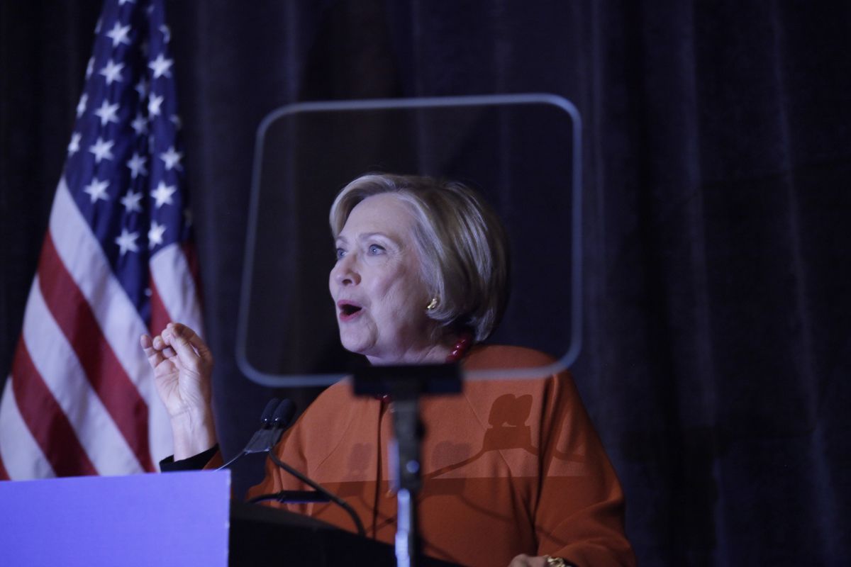 Democratic Presidential Candidates Clinton And Sanders Attend Founders Day Dinner In Wisconsin