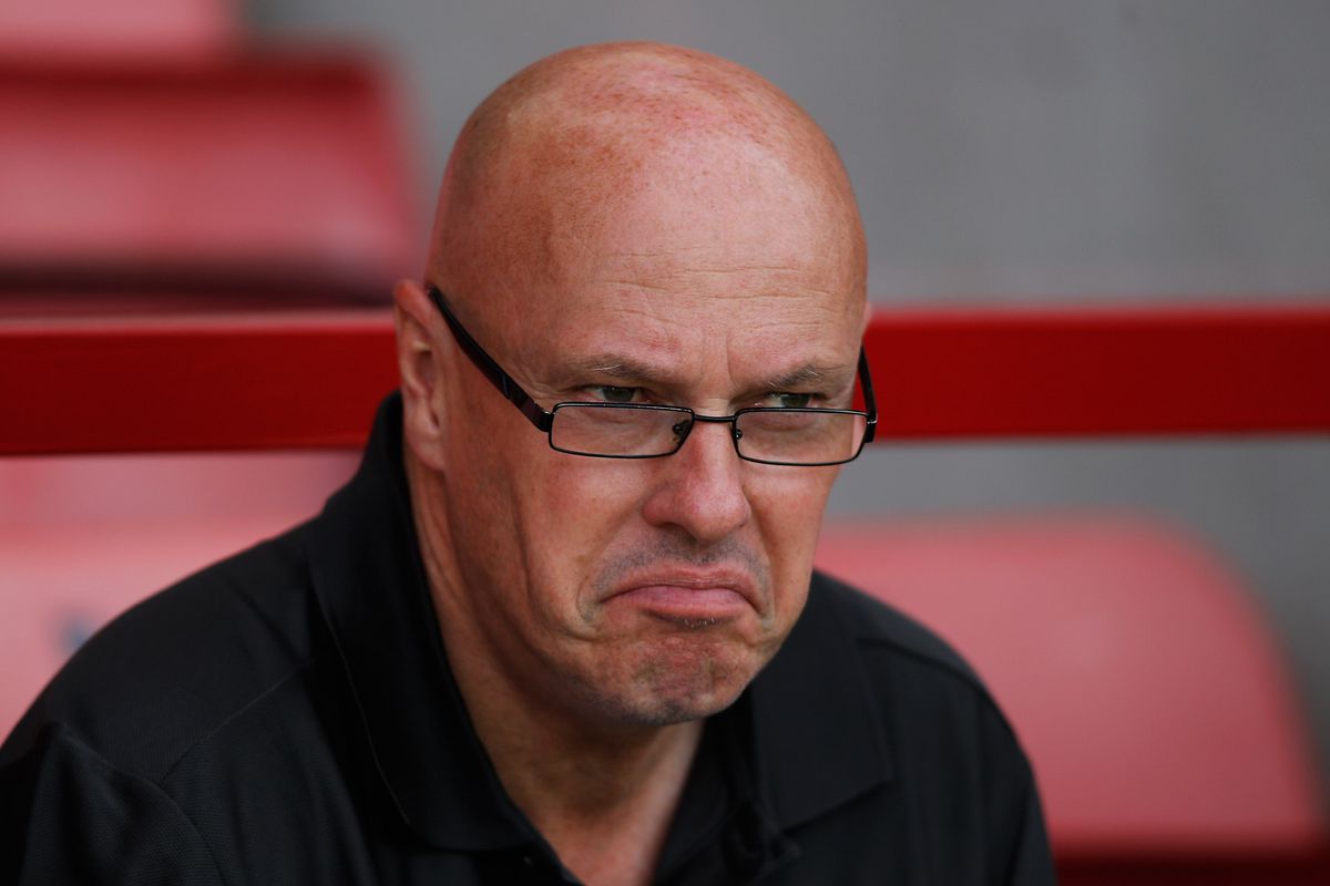 Hopefully there'll be more frowny faces from Heston Blumenthal this weekend. Sorry, Brian McDermott.