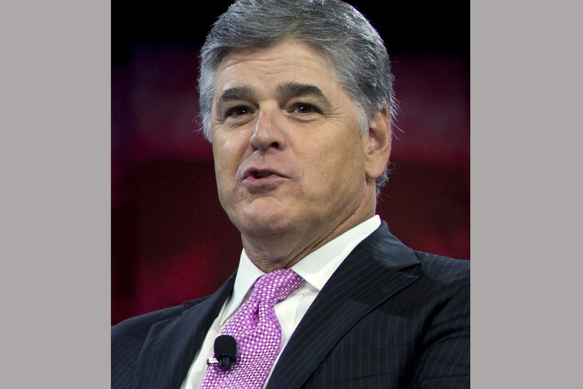 FILE - In this March 4, 2016 file photo, Sean Hannity of Fox News appears at the Conservative Political Action Conference (CPAC) in National Harbor, Md. Hannity has put Republican U.S. Senate candidate Roy Moore on notice: explain "inconsistencies" in his