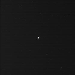 Earth and the moon from Mercury
