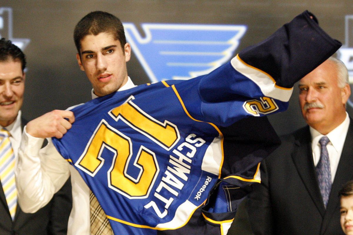 Is there another Schmaltz in the Blues' first-round future? Photo by 