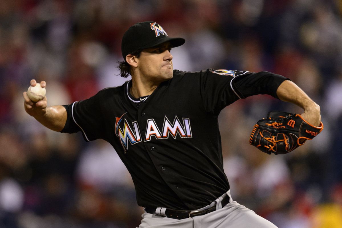 What kind of stuff was Nathan Eovaldi spinning for the Marlins last season?