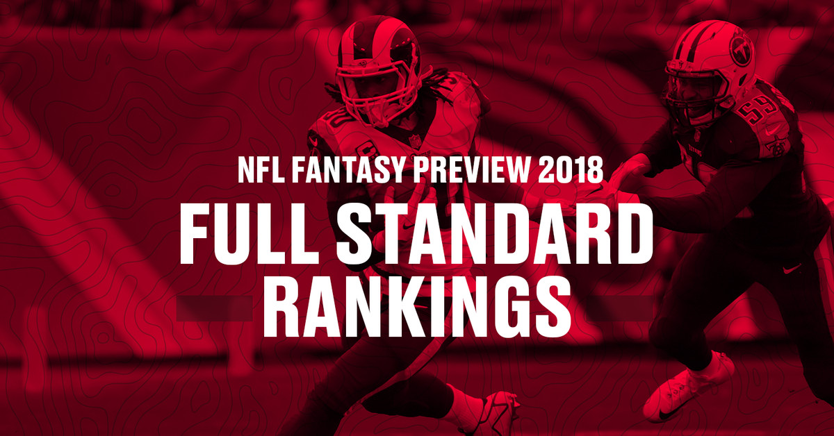 standard nfl fantasy rankings