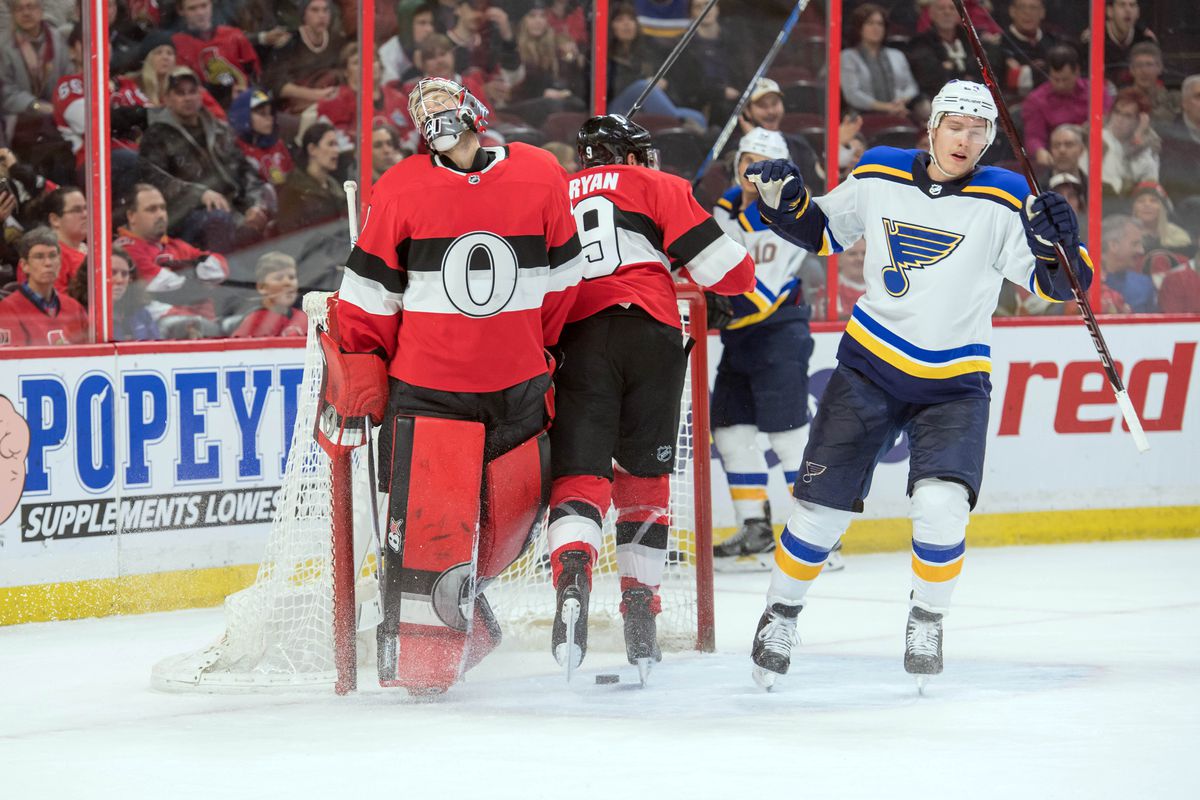 NHL: St. Louis Blues at Ottawa Senators