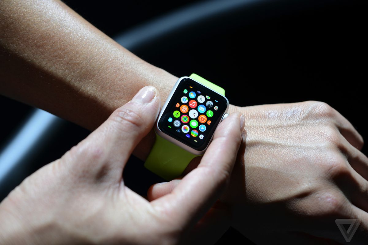 Apple Watch on arm