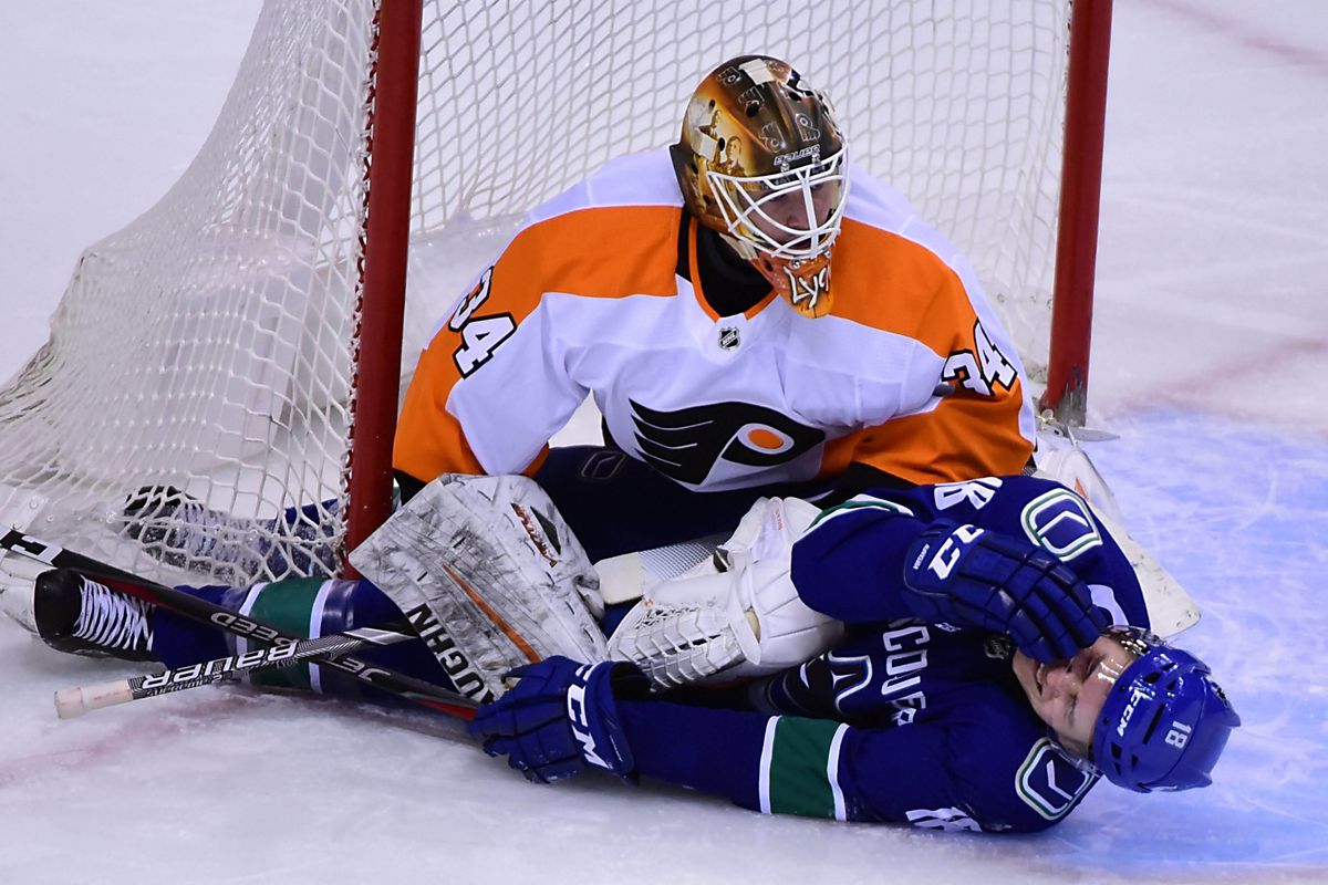 NHL: Philadelphia Flyers at Vancouver Canucks