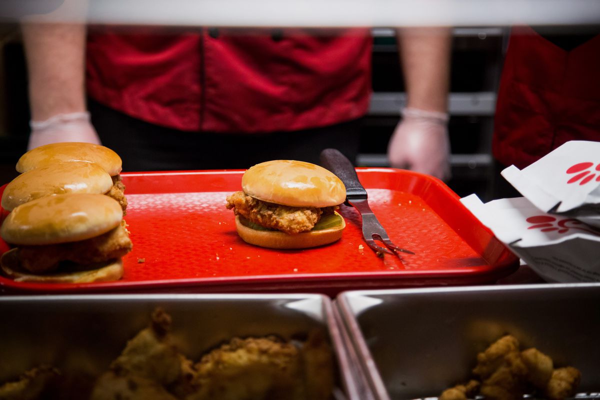 Operations Inside A Chick-fil-A Location As Restaurant Opens Manhattan Outpost In Northern Push