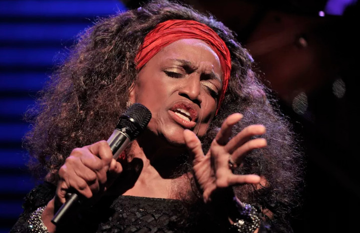 This AP file photo shows American opera singer Jessye Norman performing on the Stravinski Hall stage at the 44th Montreux Jazz Festival, in Montreux, Switzerland, in 2010.&nbsp;AP