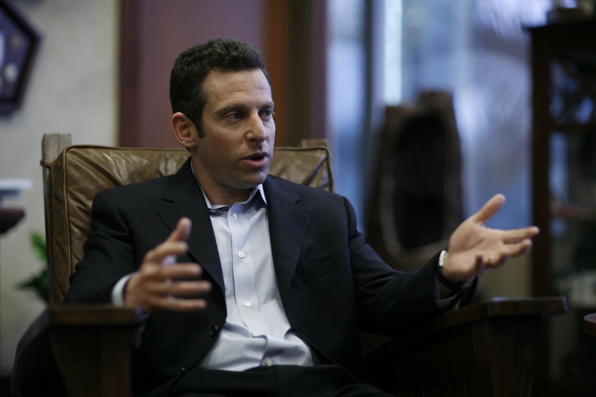 Sam Harris (pictured), the podcaster and author, recently put his stamp of approval on Murray’s work on race and IQ.