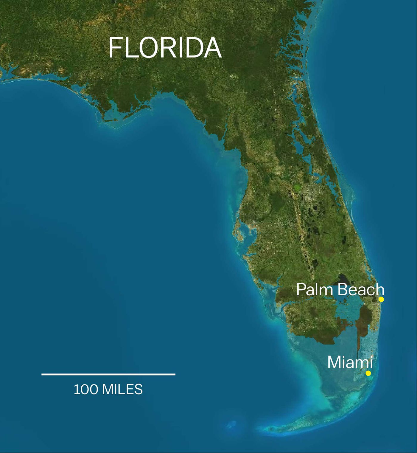 is florida below sea level or above