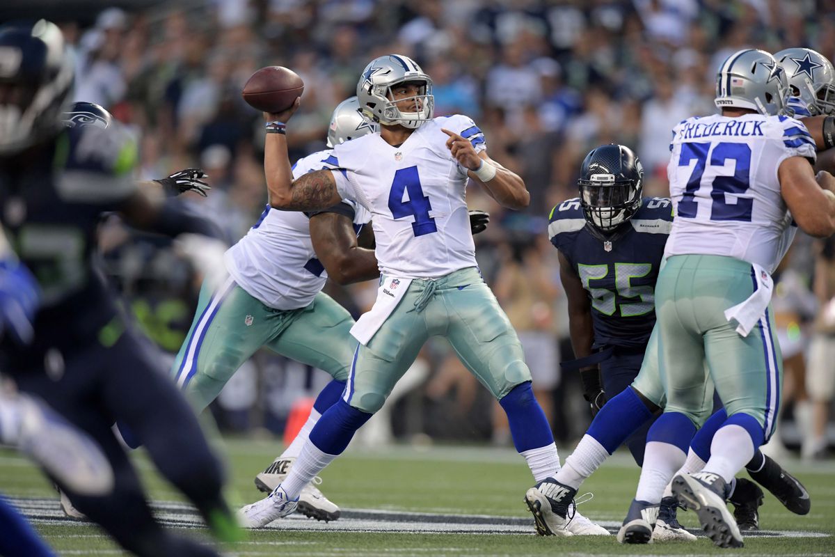 NFL: Preseason-Dallas Cowboys at Seattle Seahawks