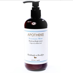 Apotheke lotion in Rosemary Mint, $22 