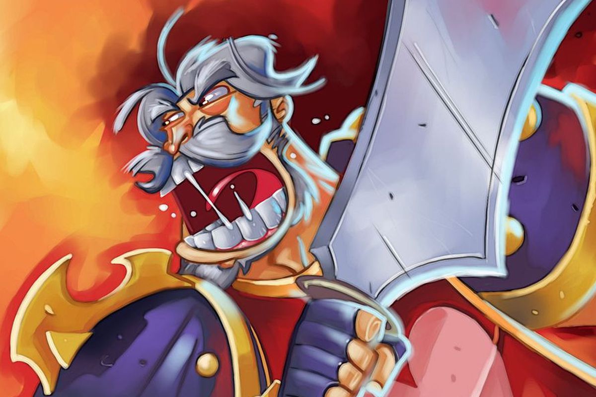 Card art for the LeeRoy Jenkins character (official) in World of Warcraft