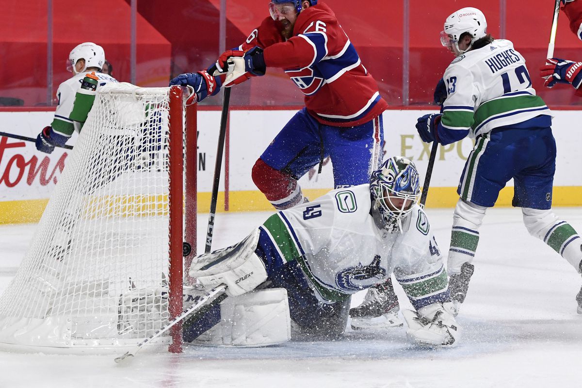NHL: Vancouver Canucks at Montreal Canadiens