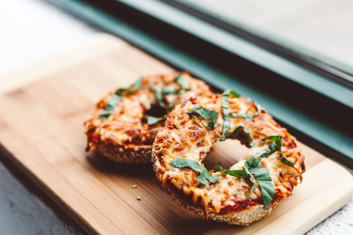 Here are Fletchers' limited time pizza bagels.