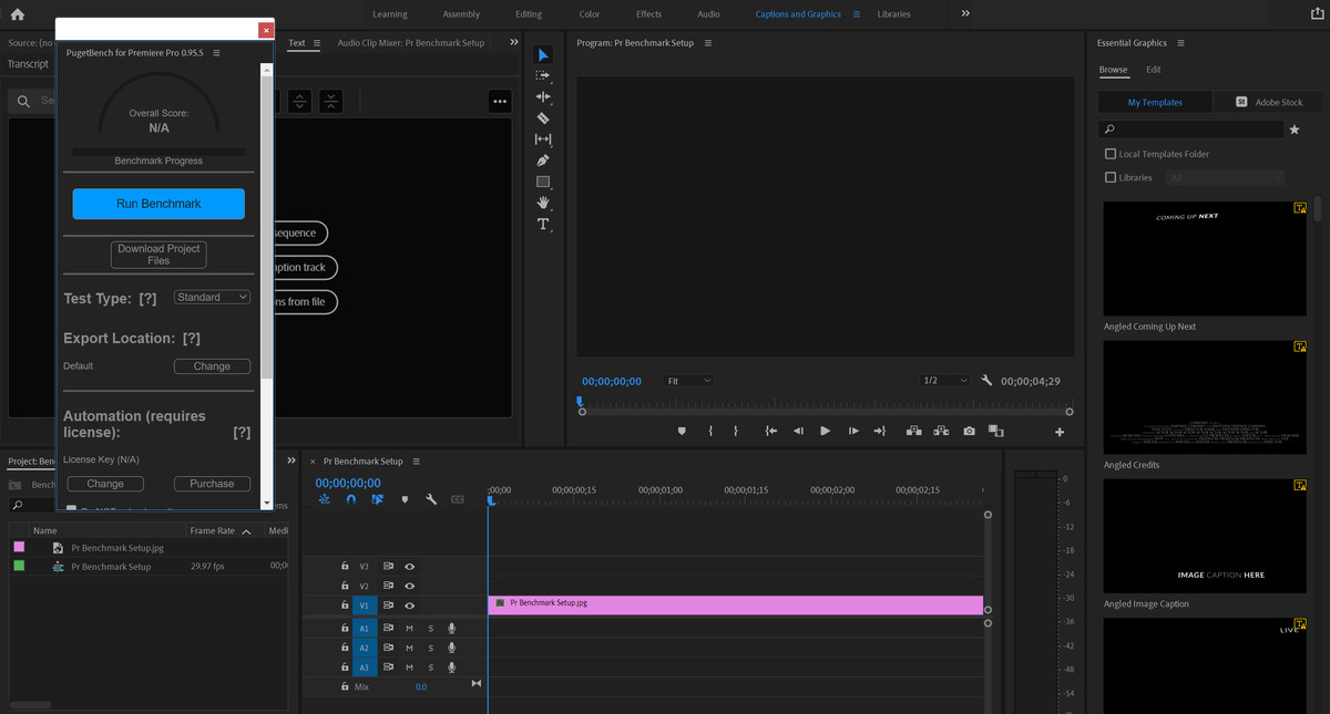 How to Run the PugetBench Benchmark for Adobe Premiere Pro