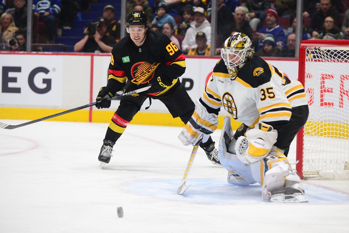 NHL: Boston Bruins at Vancouver Canucks