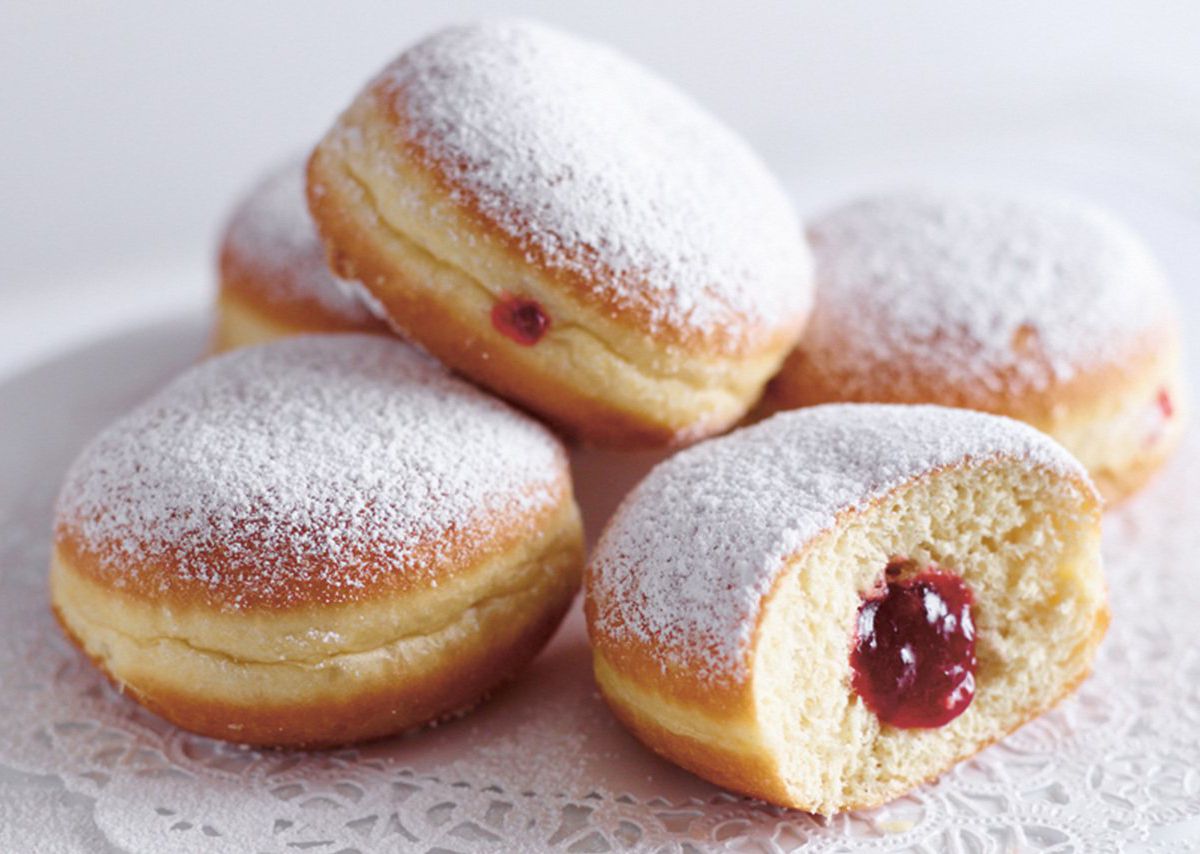 Berliner doughnuts from Hahdough