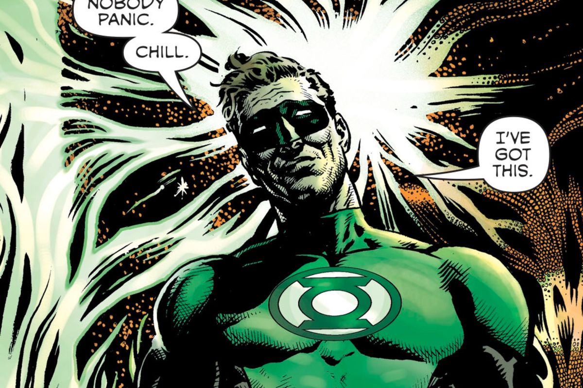 Hal Jordan/Green Lantern in The Green Lantern #1, DC Comics (2018). 